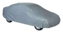 Cubierta para automóvil plateada - Tamaño P