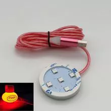 SUPORTE DE PERFUME DE CARRO DE PAPOULA SUPORTE DE LÂMPADA ESPECIAL LUZ DE COR RGB GRACE MATE POPPY LED LIGHT
