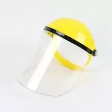 出厂价 批发供应呼吸器安全一次性全脸罩飞溅面罩 PET 脸