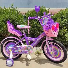 JW060 14 polegadas Linda bicicleta infantil especializada para meninas com quadro de aço de alto carbono