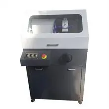 Máquina manual de corte de muestras metalográficas