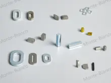 Imanes permanentes NdFeB personalizados Zn Coating Indu