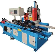 Steel pipe, copper pipe, stainless steel pipe cutting machine, 45 degree angle cutting