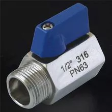 R401 1000PSI mini válvula de esfera MF