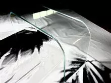 Vidro laminado de dobra a quente