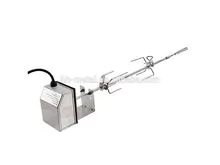 Stainless Steel Grill Rotisserie Spit Skewer Kit With Stainless Steel Electric Motor