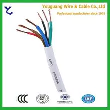 Multi-núcleo de PVC y cables aislados de PVC flexible de la envoltura