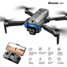 S8S nuevo dron triple cámara sin escobillas, plegable, cámara HD