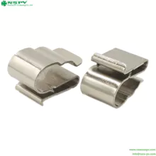 Abraçadeiras de arame fotovoltaico, placas de linha metálica fotovoltaica, abraçadeiras de cabo de aço inoxidável, grampos de fixação de cabos de suporte fotovoltaico