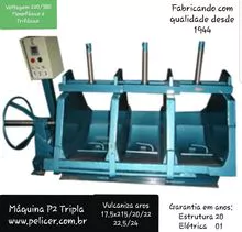 Maquina Vulcanizadora P2 Tripla - 03 Pneus