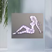Comercio electrónico transfronterizo nueva belleza Dama bailarina luz led coche decoración luces