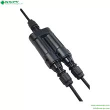1500VDC PV 4.0 fusível adaptador conector PV fusível Branch Conector Ambas as extremidades do fio