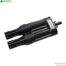  PV Solar Branch Fuse Connector Inline Fuse Y Branch 2 Male To 1 Female