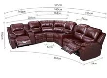 Asiento de cápsula espacial, sofá de cine espacial, mecedora eléctrica, sofá combinado multifuncional de cuero