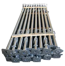 Scaffolding steel supports