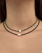 Bead Necklace Choker Choker Cord Chain
