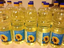 Aceite de cocina de girasol comestible