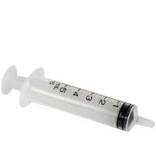 Inyector de plástico desechable de 20 ml sin aguja