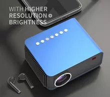 Factory wholesale top sale 1024*600 lcd led mini portable projector T4
