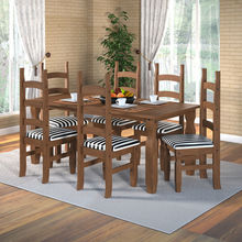 mesa italia com 6 cadeiras italia
