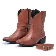 Women&#039;s Leather Boots - Various Models