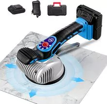 Batería de litio de 360W 10000mAh máquina vibratoria máquina niveladora, 15000r / min, fuerte capacidad de adsorción 100KG