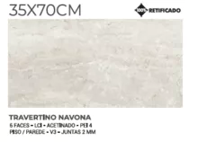 Ceramic Floor Travertine Navona