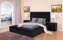 Muebles de dormitorio tapizados con cajones y dormitorio de la cama del dormitorio de la cama de la cama de madera