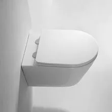 Hanging hidden tank toilet #w82312