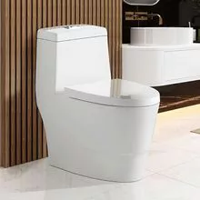 Fábrica de cerámica inodoro de sifón de baño inodoro integrado #W9048A