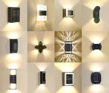 Luces solares, Luces de pared solares, Luces de inducción solar, Luces solares de jardín, Luces solares de garaje, Farolas solares, Luces de escalera solares, Luces de fregadero solar