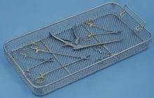 Cestas de instrumentos de malha wier full wire mesh bandejas de instrumentos de aço inoxidável