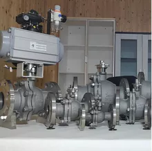 Válvula de bola de titanio Gest Q41F-16Ti Válvula de brida resistente a la corrosión Válvula de brida de alta resistencia Directo de fábrica
