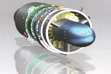 Motor turborreactor de empuje de 400 kg HQ400WP
