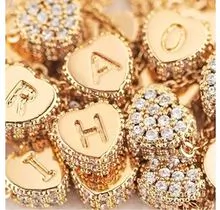 18k gold zircon necklace accessories