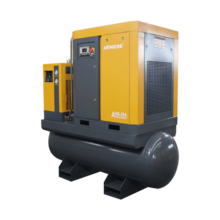 Todo en uno 11kw 15kw compresor de tornillo de 16 barras 15hp 20hp compresores de aire rotativos ind