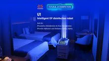 Robô de desinfecção ultravioleta U1