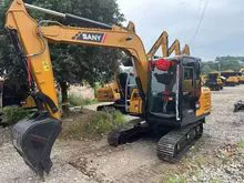 A máquina escavadora superior da seleção 7,5 T mini Sany SY75C usou a máquina escavadora do modelo 75 de SY75 está nas boas condições Sany SY75C