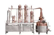 2000l Equipo de destilación para whisky ginebra vodka