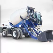 Self loading cement mixer, concrete mixer