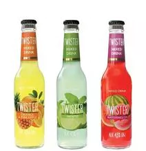 TWISTER alcoholic mixed drinks 4.5%alc Flavoured from South Africa 