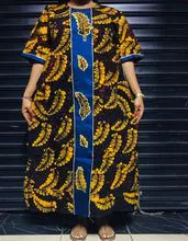 非洲手工连衣裙，非洲面料连衣裙