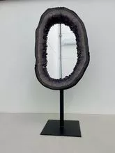 Espejo de piedra de amatista