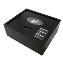 Caja fuerte para hotel con tapa abatible y cerradura electrónica con contraseña, fabricada en China