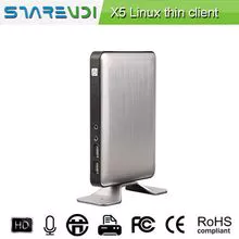 De gama alta X5 Thin Client verde de vídeo del PC en línea impresora experiencia RDP USB