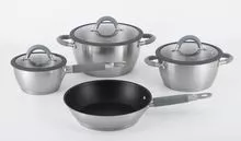7-piece stainless steel cookware set