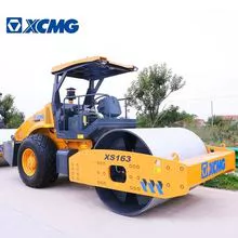 XCMG Factory 16t Compactador de rodillos vibratorios de carretera hidráulicos de un solo tambor XS163