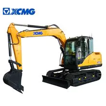 XCMG Mini Equipo de construcción 7 toneladas excavadora de orugas xe75D para la venta