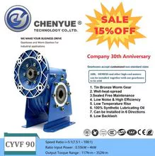 CHENYUE Worm Gearbox CYVF 090 Free Maintenance 