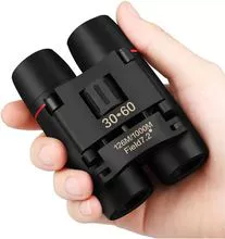 Telescopio 30x60 Mini Prismáticos plegables HD Portátil Niños Exteriores Exteriores Pájaros Camping Regalos de viaje